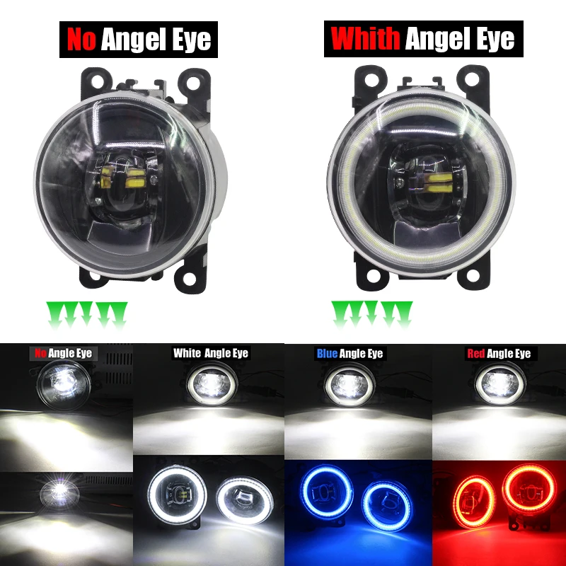 Cawanerl Car LED Fog Light Angel Eye Daytime Running For Nissan Navara D40 Pickup 2005 2006 2007 2008 2009 2010 2011 2012 | Автомобили и
