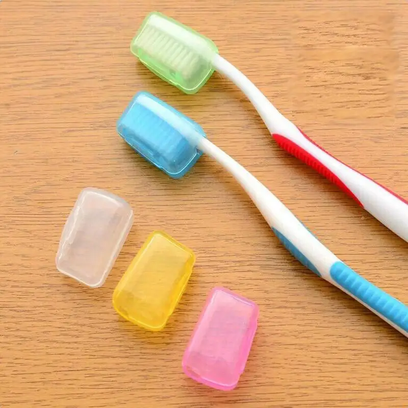 

Transparent Portable Toothbrush Head Protective Cover Anti-bacterial Travel Protective Goods Dust-proof Shell X9Y0