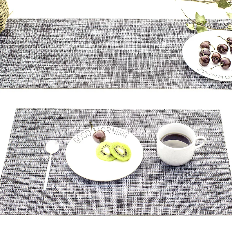 45x30 см ПВХ льняная салфетка под столовые приборы декор для отеля стола