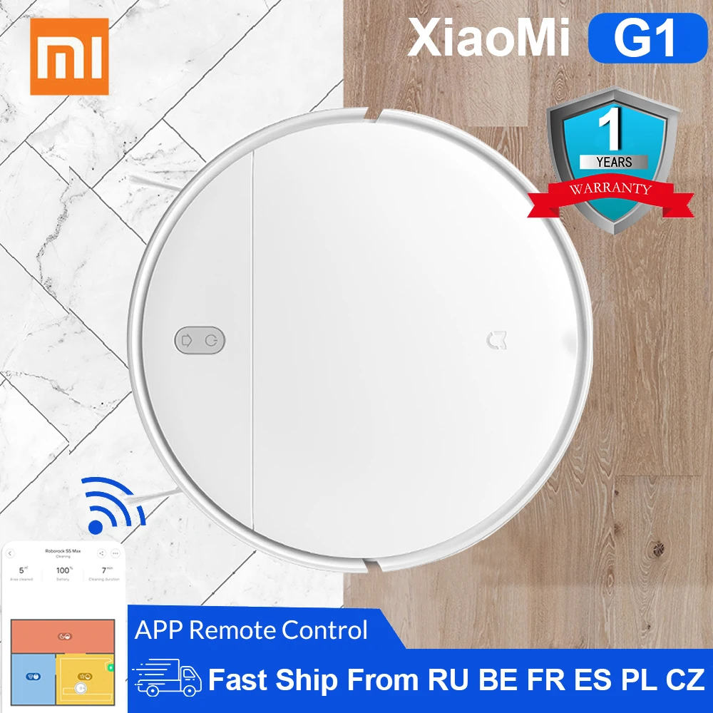 

Новинка Робот-Пылесос XIAOMI MIJIA Mi необходимая Швабра G1 подметание уборка для дома Беспроводная мойка циклонное всасывание умный