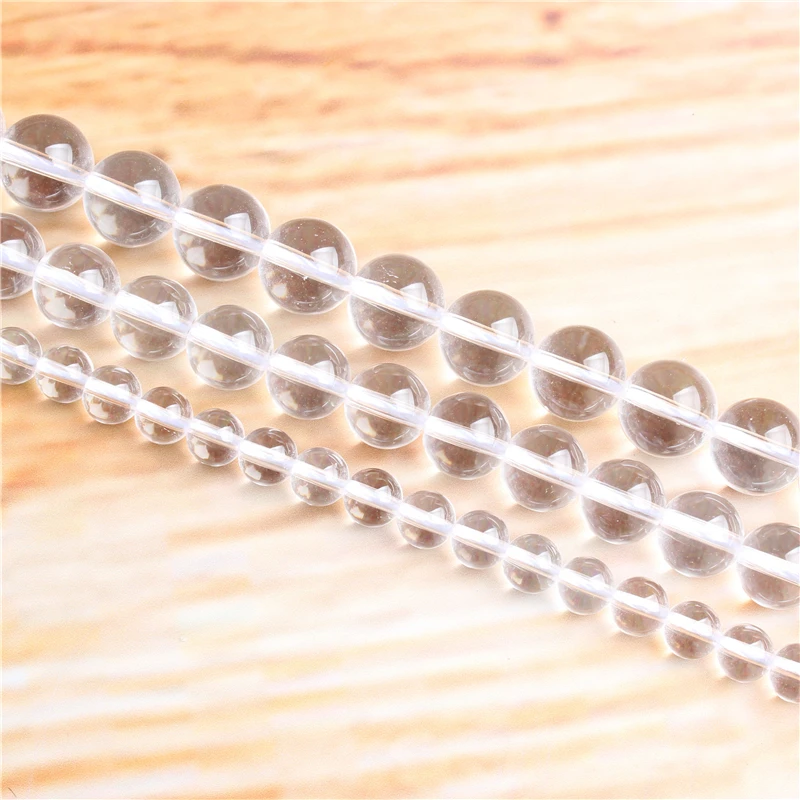 

Natural Stone Beads Matte Lava Natural White crystal Stone Loose Stone Round Beads For DIY Jewelry Bracelet Necklace Make