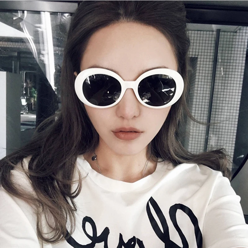 2019 классические очки для женщин Овальные Солнцезащитные Винтажные в стиле ретро