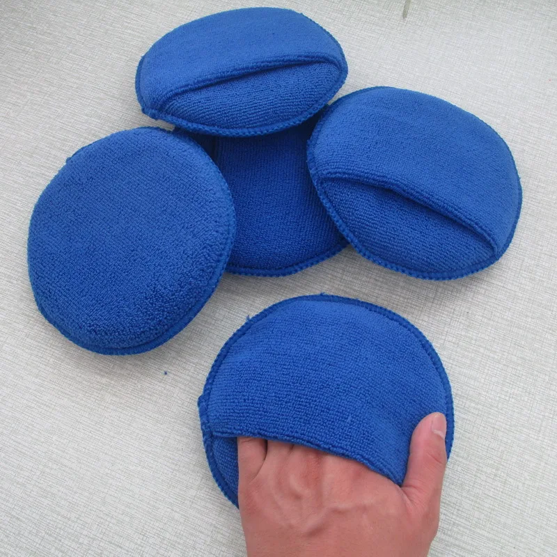 6 дюймов мягкая губка для полировки и воска автомобиля восковой аппликатор Губка