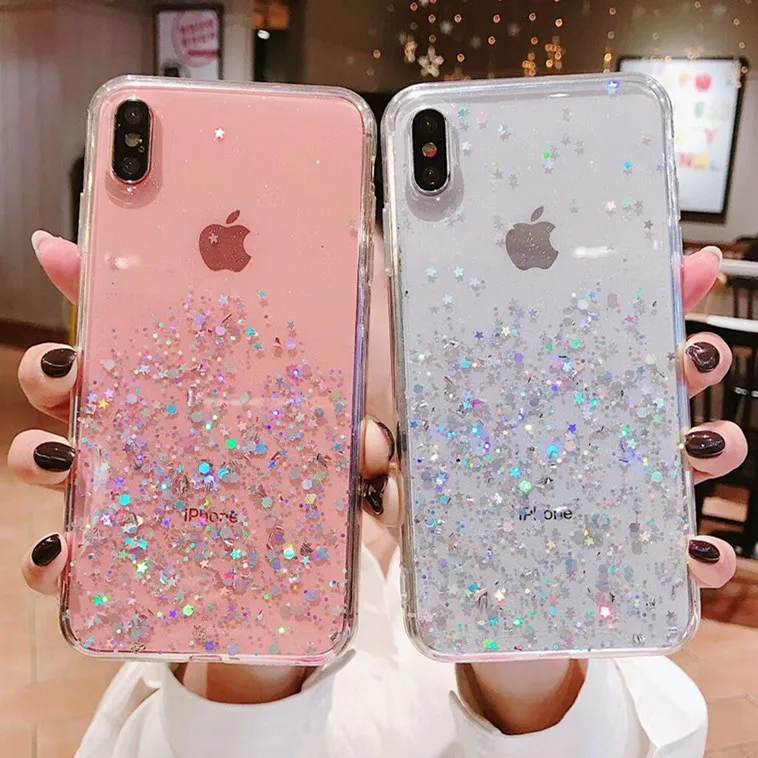 Чехол с блестками для Huawei P30 P20 Lite P10 Plus Nova 2 2S 3 3i 3e 4 Honor V20 V10 V9 8X 8 9 10 Mate 20 Pro|Бамперы| |