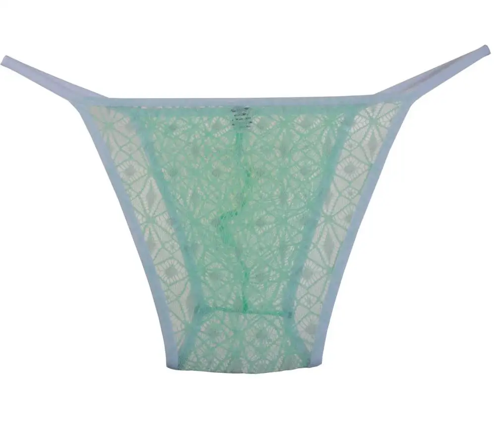 Мужское нижнее белье 5 шт./лот прозрачные ромбовидные кружевные трусы с тонким