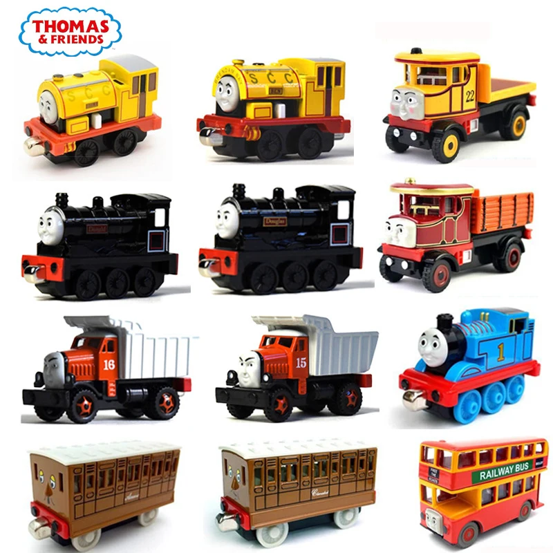 Игрушечный магнитный поезд Thomas And Friends из сплава Детский обучающий подарок на