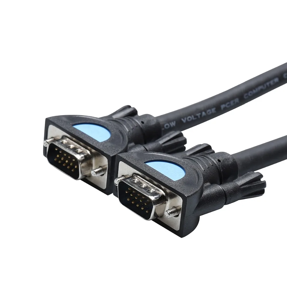 Кабель PCER VGA 3 9 фольги экранированный кабель в для HD ТВ ПК ноутбука приставки
