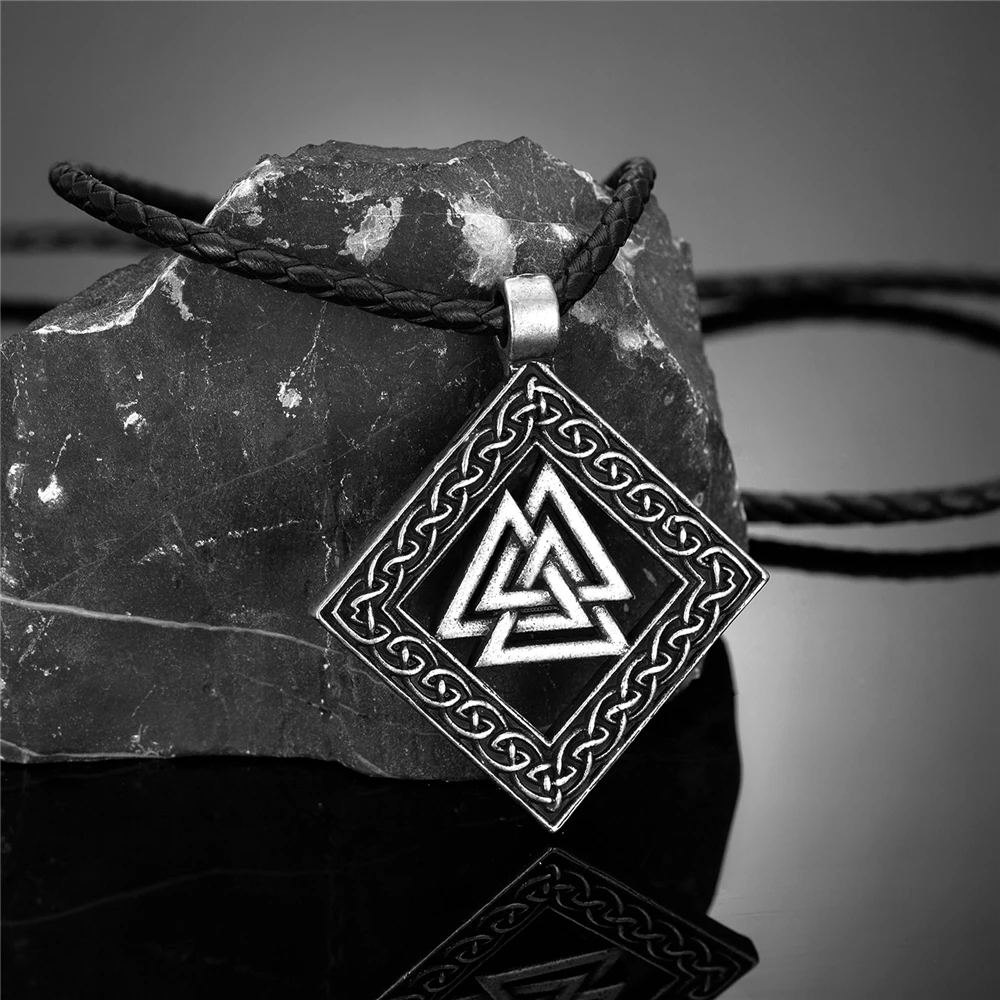 Ретро-символ викинга Троицы скандинавские ожерелья-руны для мужчин кулон