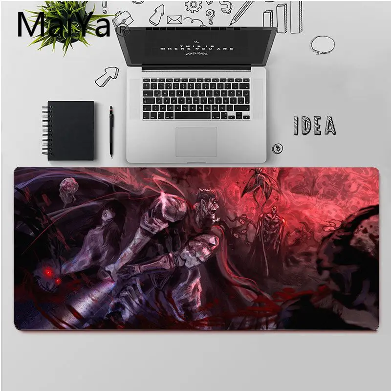 

Maiya Top Quality Berserk Guts Natural Rubber Gaming mousepad Desk Mat Free Shipping Large Mouse Pad Keyboards Mat