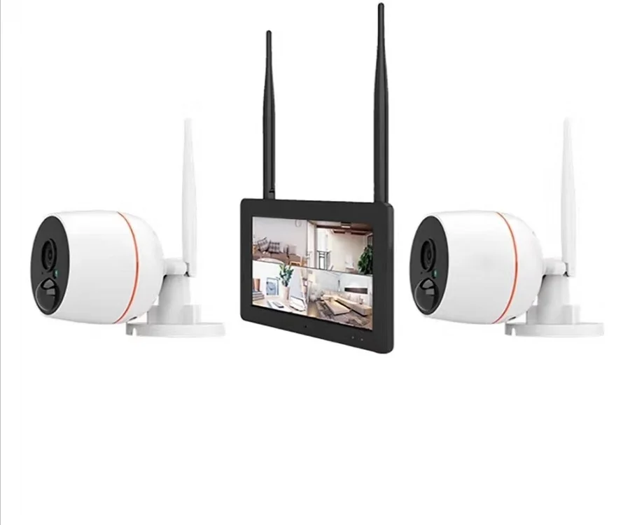 

Система видеонаблюдения 2 шт. 1080p уличная Водонепроницаемая камера безопасности DVR комплект дневной/Ночной домашней системы видеонаблюдени...