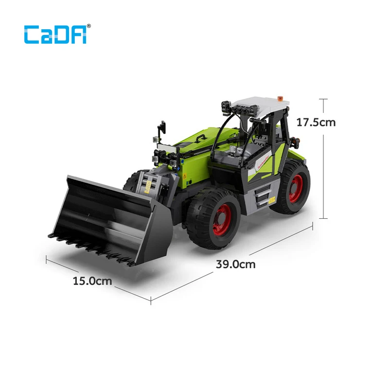 

New Cada master technic blocks engineering loader model Scorpion Telehandler Building Blocks Toy MOC-35607 Gift set for children