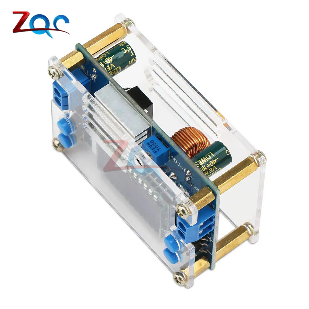 DC понижающий 1,2-32 V 12V 24V 5A постоянный ток напряжения lcd цифровой дисплей Регулируемый понижающий блок питания регулятор напряжения