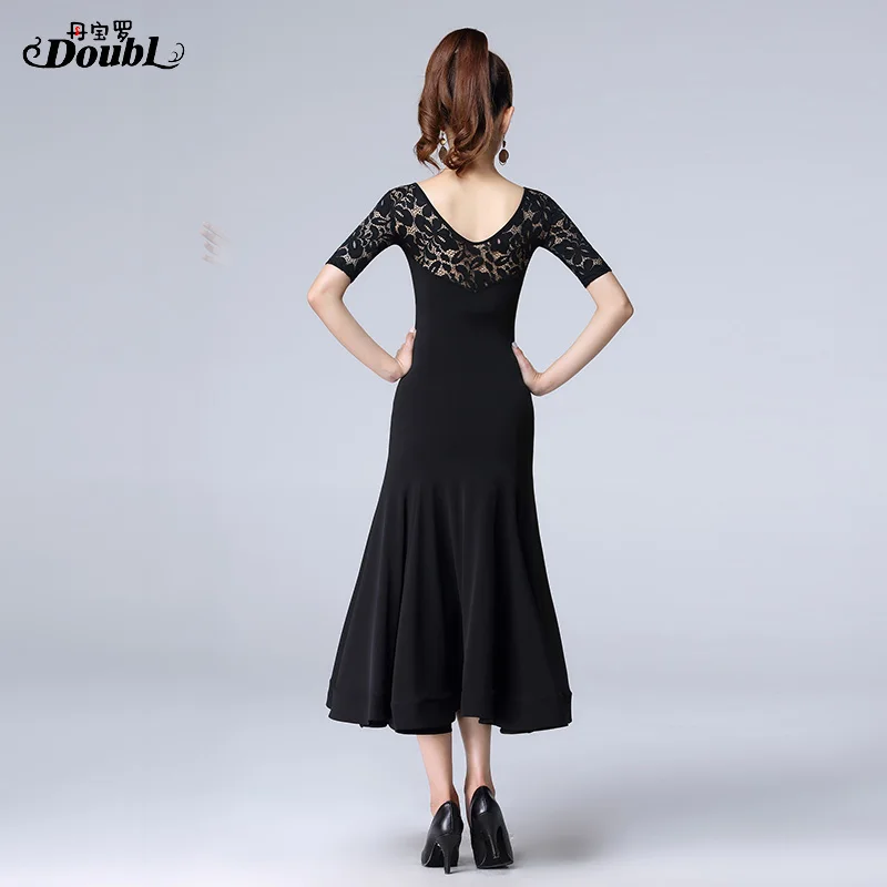 Женская юбка с коротким рукавом для бальных танцев национальным стандартом |