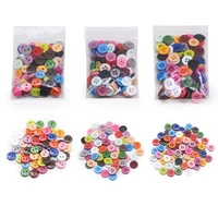 100pcslot resin sewing button round 91011mm sew on button accessories handmade children button crafts diy