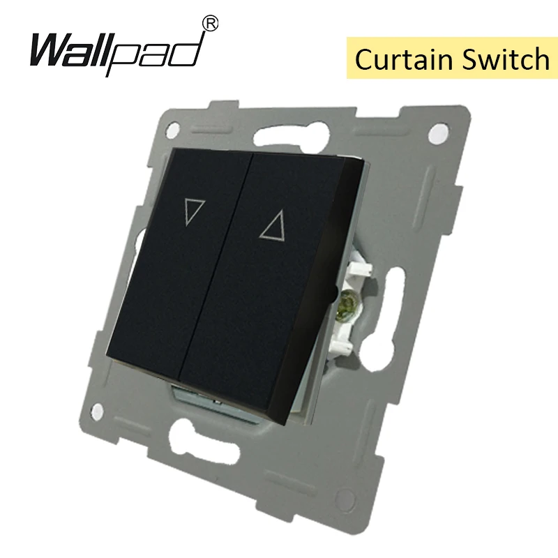 Curtain Switch DIY ЕС функциональный ключ для модуля переключатель и гнездо с когтями крепления задней Wallpad L6 серии - Цвет: Curtain Switch