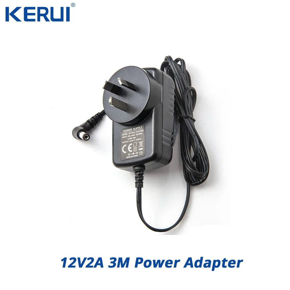 3M 12V2A Power Supply AC/ DC Adapter For Security CCTV Camera System NVR DVR Converter US/ EU/ UK/ AU Plug Charger | Безопасность и