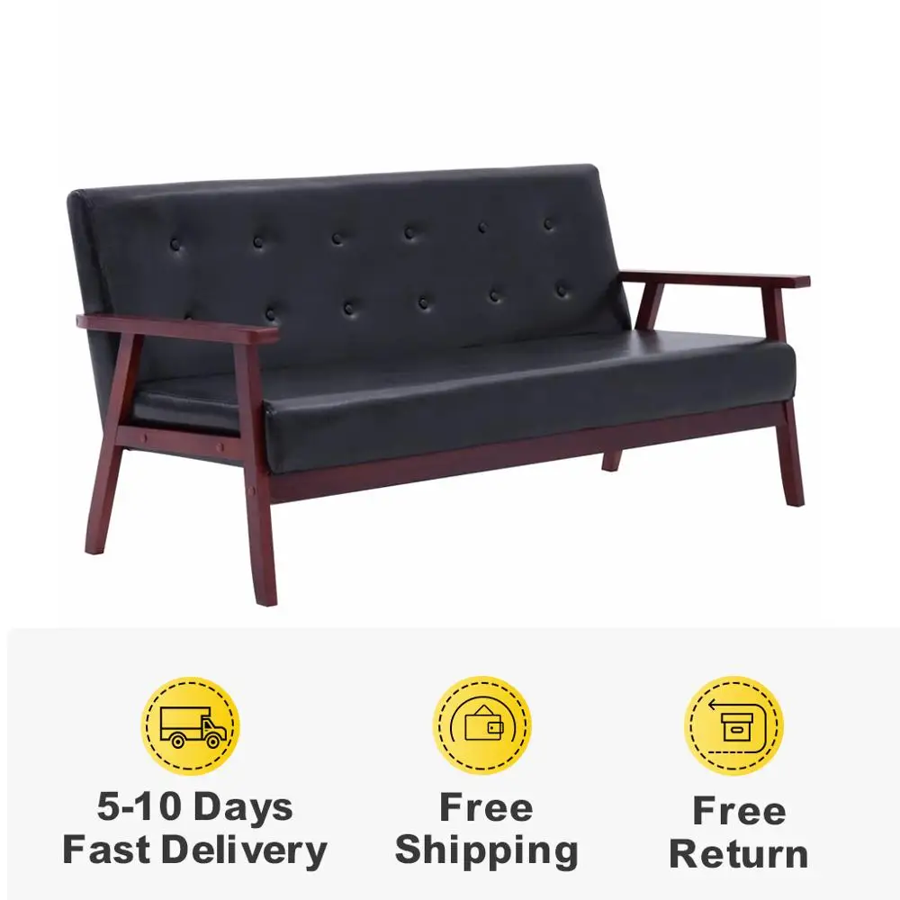 Современные 3 х местная из кожзаменителя в стиле Честерфилд офисное кресло с