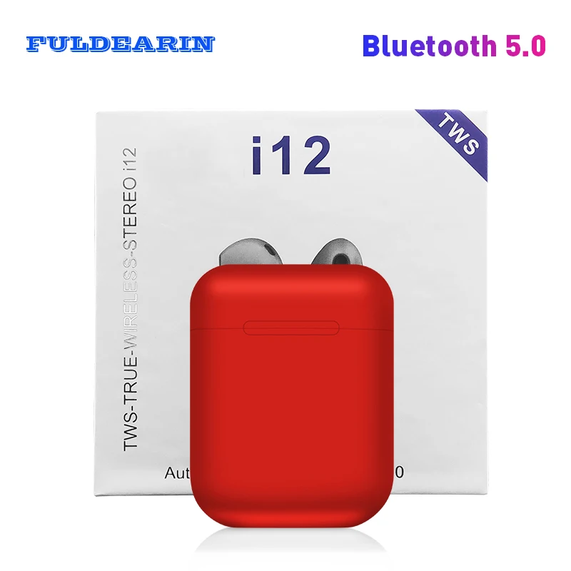 Отличное качество i12 Tws Bluetooth 5 0 наушники беспроводные Handsfree бизнес спортивная