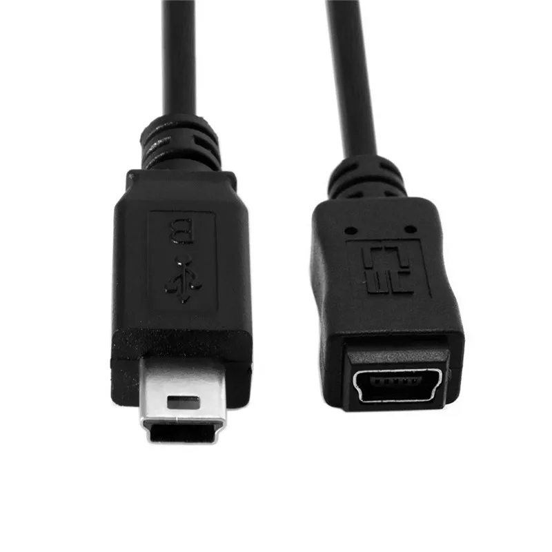 1 шт. Кабель-адаптер с черным светом 25 см/50 см/150 см Mini USB B 5-контактный кабель-удлинитель «штырь-гнездо» адаптер шнура