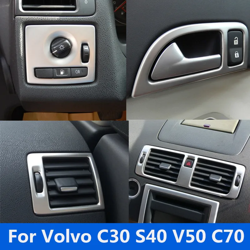Аксессуары для Volvo C30 S40 V50 C70 автомобильные аксессуары стайлинга интерьера из