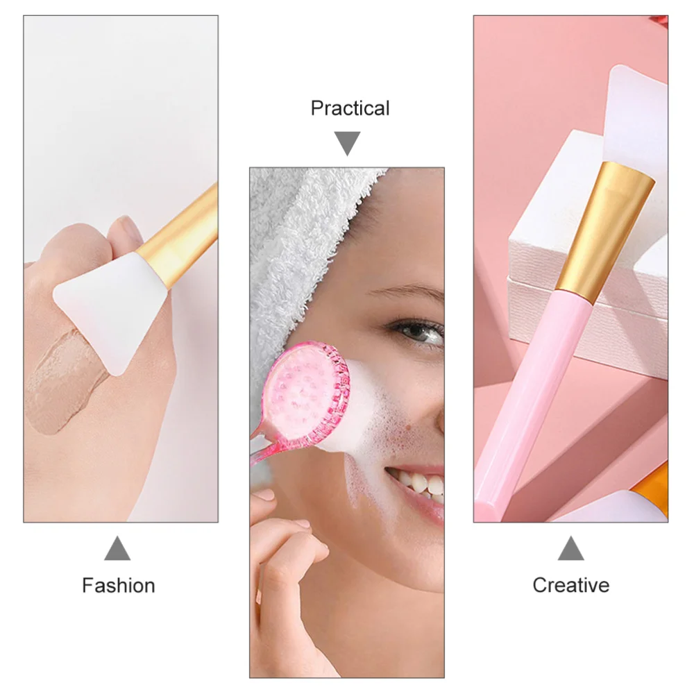 

10Pcs Round Shape Brush Cleaners Facial Cleansing Brushes Cleansing Brushes