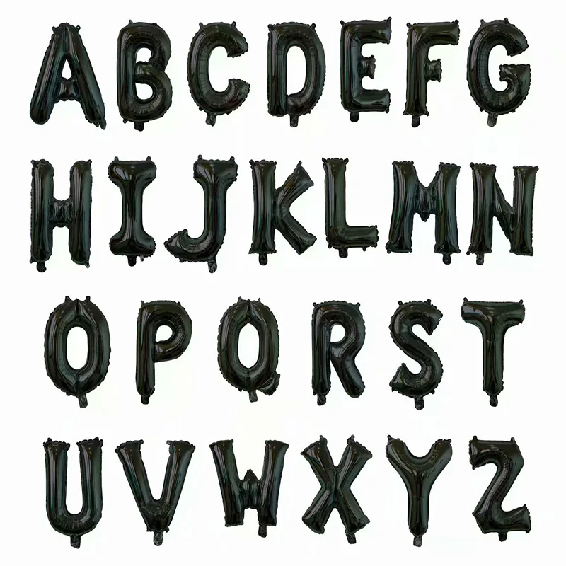 

16inch Alphabet Foil Letter balloon kids baby shower girl supplies Happy Birthday party balloons Wedding decorations balloons