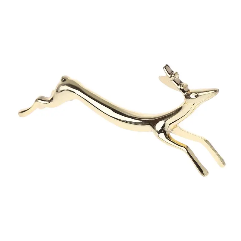 

Zinc Alloy Cute Running Deer Chopsticks Stand Rack Spoon Fork Knife Rest Storage Holder Decoration