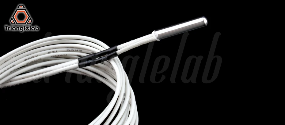 Trianglelab NTC 100K Ом B3950 термистор картридж датчик высокой температуры 280℃ для E3D PT100 V6 нагреватель Блок 3D принтер