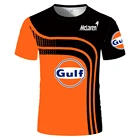 Мужская футболка McLaren персика, свободный Тренировочный Костюм F1 для горнолыжного спорта, мотоциклетный гоночный велосипедный Топ, спортивная одежда, модные технологии, футболки