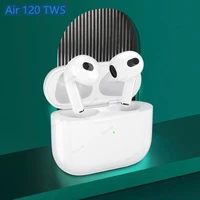 2021 new air120 tws wireless bluetooth earphone light sensor in ear earbuds with charging case pk i99999 i90000 i999999 air21 30