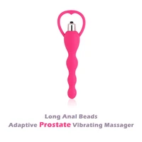 sexy long pull beads vibrator anal plug prostate massager adult game butt silicone gay sex toys for man masturbator hot erotic