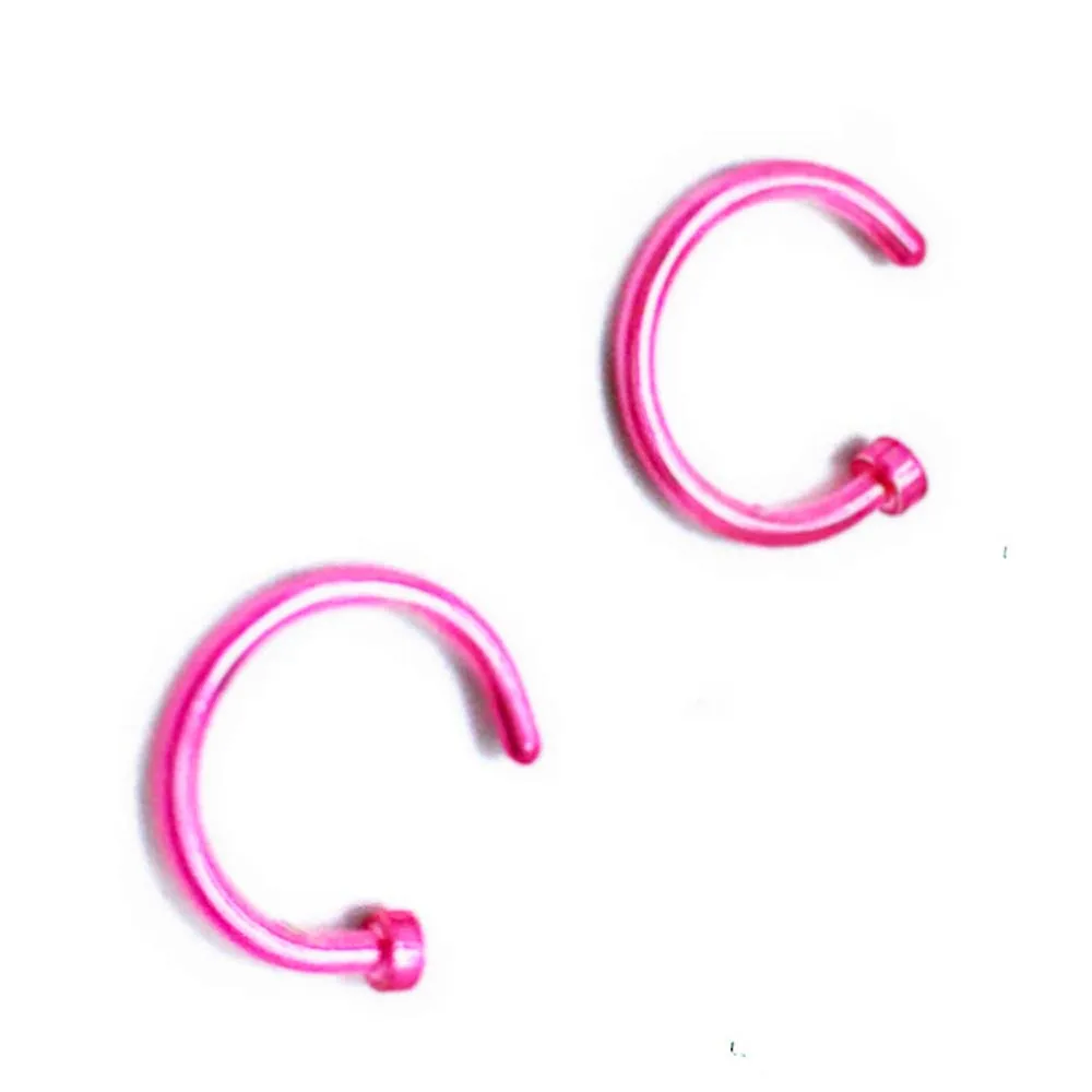 Модное кольцо для носа из хирургической стали кольца губ маленькое тонкое