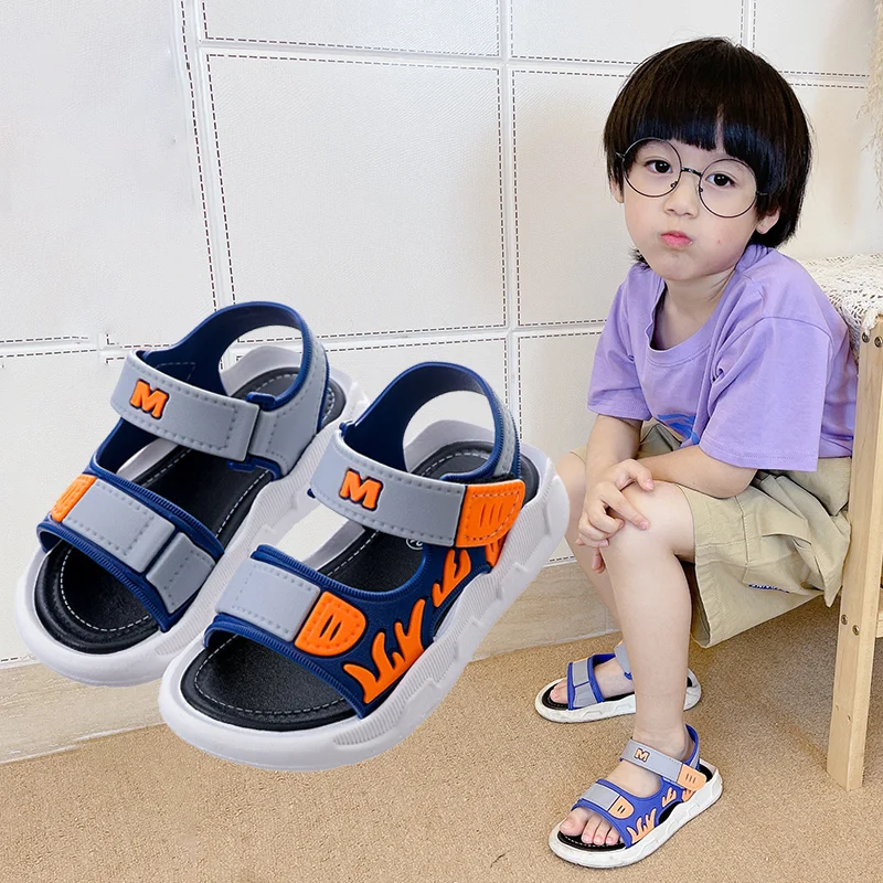 

Toddler Infantil Children Flat Shoes Slippers Baby Casual Summer Kids Sandal Girl Boy Beach First Walkers Anti-slip Soft Bottom