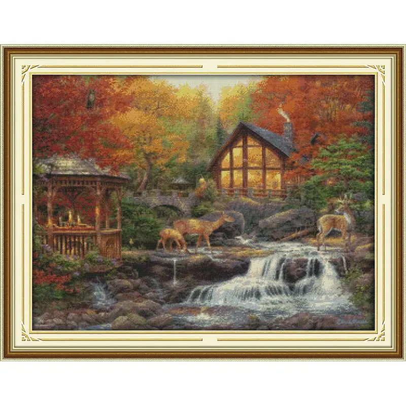 Набор для вышивки крестиком заката 11CT14CT набор DMC|cross stitch kits|cross setembroidery diy |