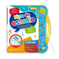 abc sound book for children english spanish letters words learning toys for 3 year old girls boys fun educational toys