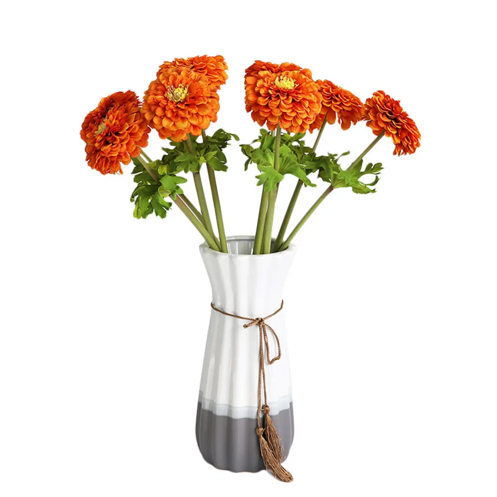 1 шт. красивый из искусственных цветов шелковые хризантемы цветок 56 см