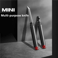 multi purpose knife whistle cut the rope device paring knife outdoor mini high carbon steel aluminum handle creative knife