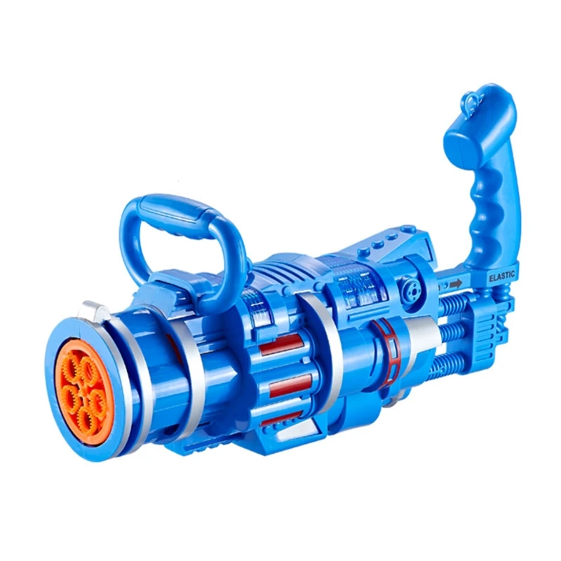 

Outdoor Toy for Kid Toddler Automatic Outdoor Bubble Maker Plus Size Gatling Bubble Toy Bubble Blowing Machine Sport 54DF