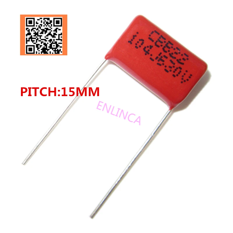 10 шт. 630 в 100NF 0 1 мкФ 104J 330NF 33 334J Pitch 15 мм 5% DIP CBB полипропиленовый пленочный