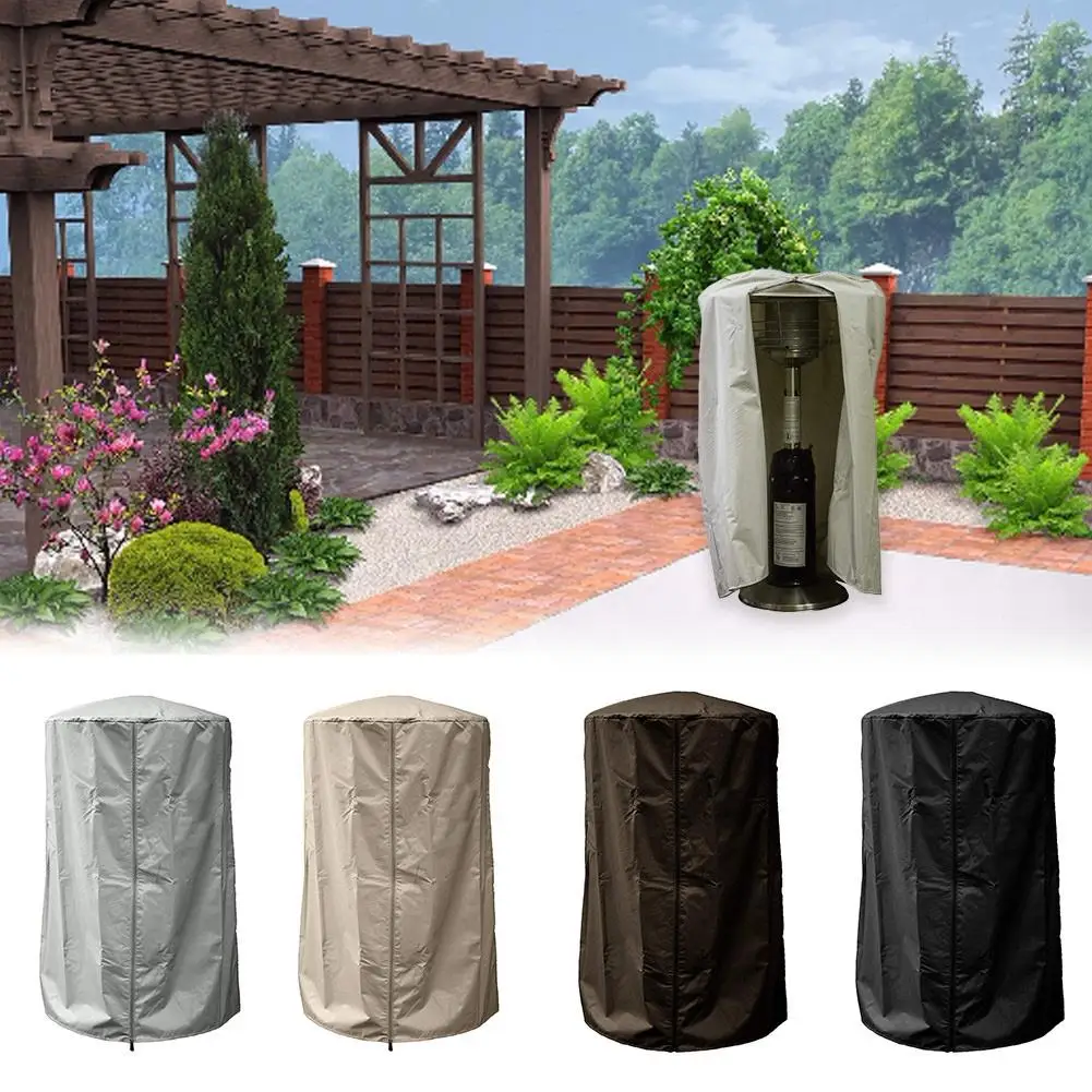 garden heater cover 210d oxford silver coated waterproof fabric courtyard heater cover patio heater cover outdoor awnings free glo