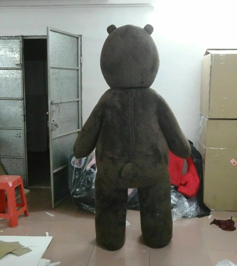 

Brown Bear Mascot Costume Suits Cosplay Party Outfits Carnival Christmas Adults Hot Interesting Funny Cartoon Character Clothing