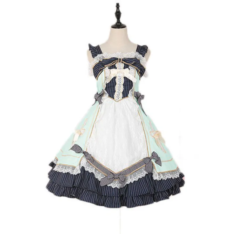 

Lolita Jsk Autumn Lace White Party Dress Elegant Women Soft Girl Gothic Dark Harajuku Vintage Spliced Princess Dresses