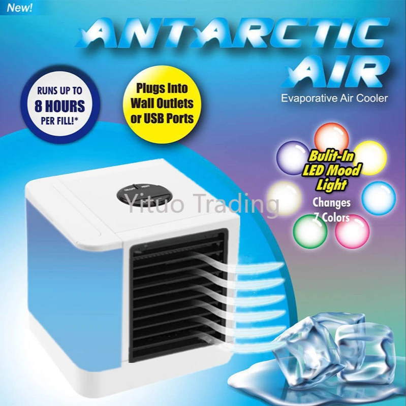 Mini Air Cooler Small Conditioning Fan Home Dormitory Office Desktop Humidifier Convenient Usb |