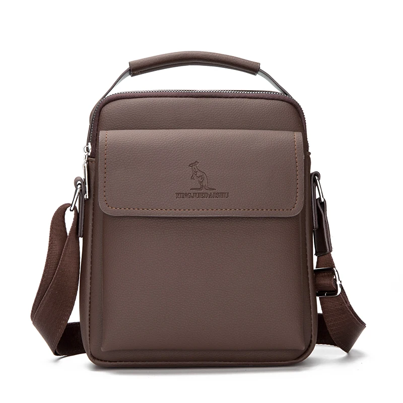 

Сумка на плечо для мужчин, кожаный мессенджер с ремешком, сумочка для вечеринки в ретро стиле, винтажная деловая Повседневная кросс-боди для...