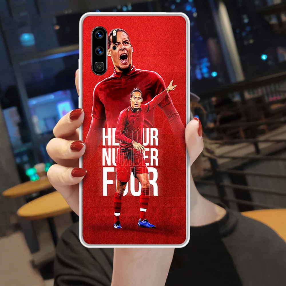 

Virgil van Dijk football soccer Phone Case hull For HUAWEI p 8 9 10 20 30 40 smart Lite 2017 19 Pro Z transparent Etui fashion