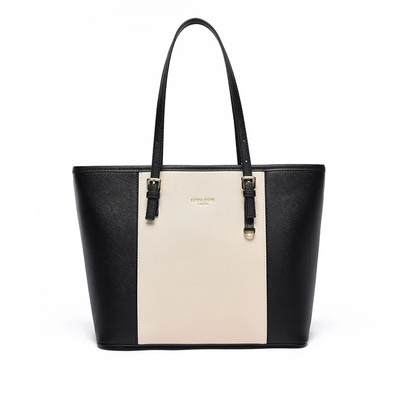

Large Capacity Tote Bag 2021 New Simple Shoulder Women'S Bag Big Bag Clash Colour Handbag