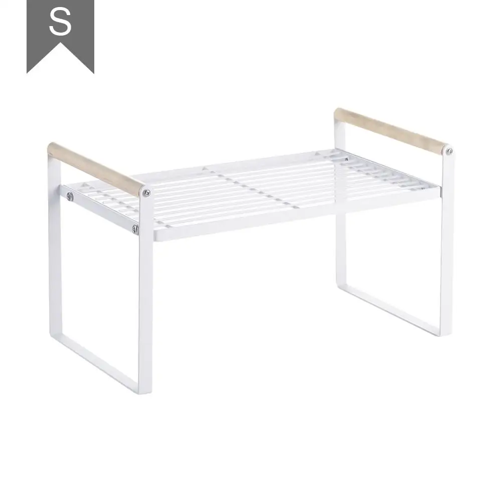 Стеллаж для хранения кухонная подставка полка органайзер 2 уровня столешница