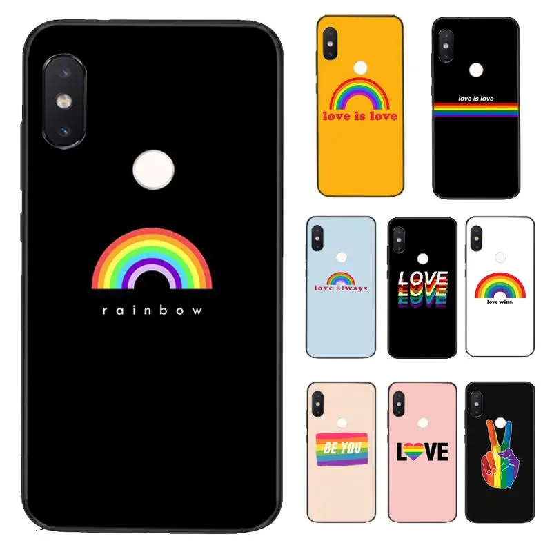 Motirunner ЛГБТ Rainbow love is чехол для телефона Xiaomi Redmi 5 плюс 6 6A 4X 7 7A 8 8A 9 Note 5A 8Pro Размер:
