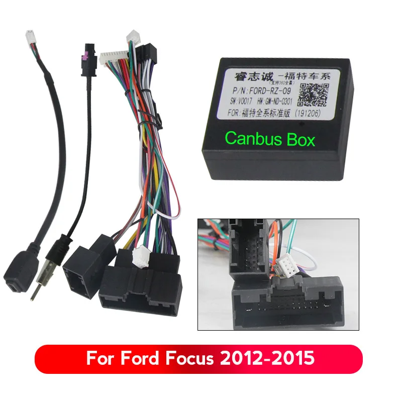 MEKEDE автомобильный аудио 16PIN Android кабель питания адаптер с Canbus коробка для Ford Focus 2012