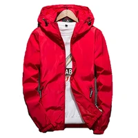 hooded jacket 2021 new spring autumn korean version plus size 7xl male and female couples white red gray thin section coat gh83